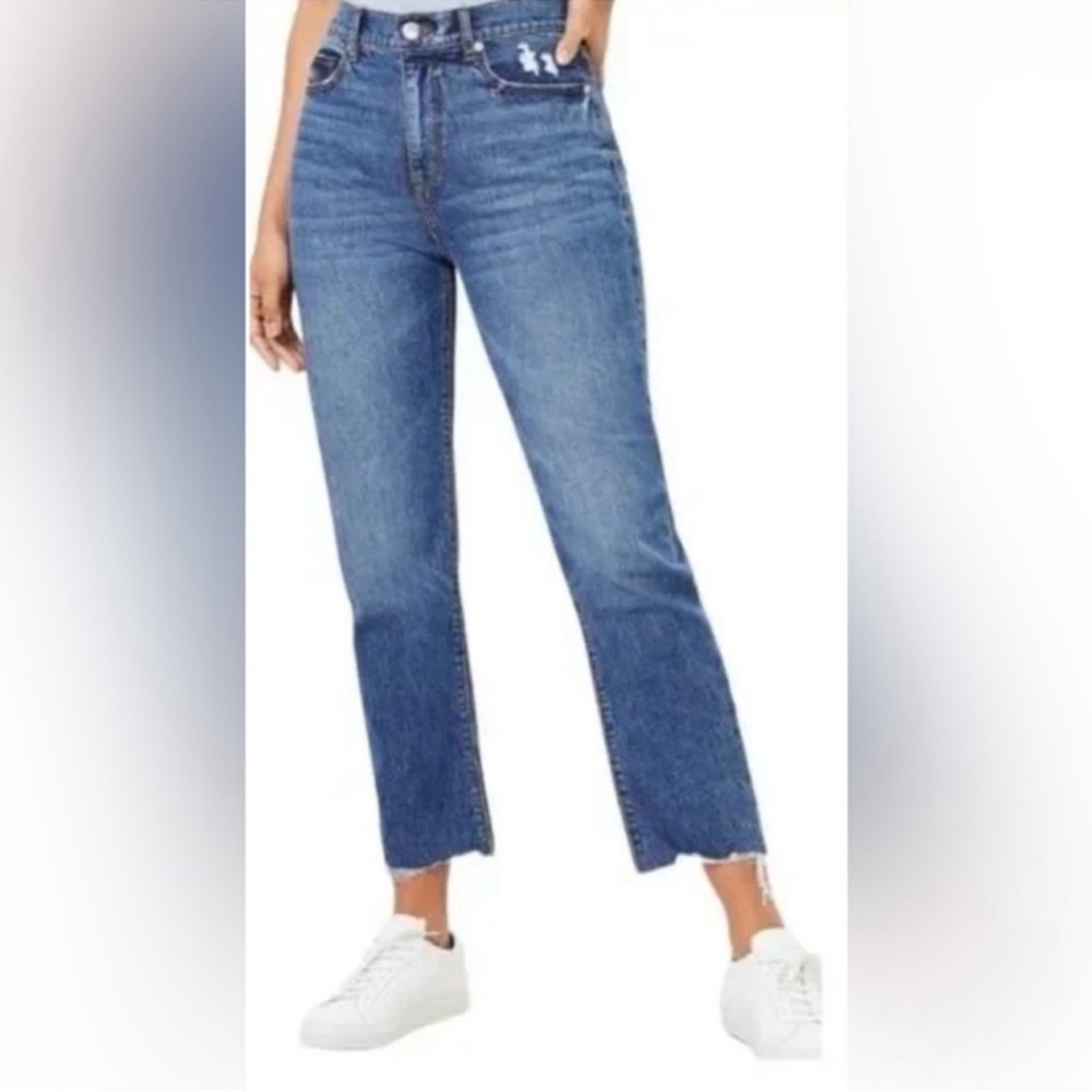 Loft high waist straight crop Jeans
